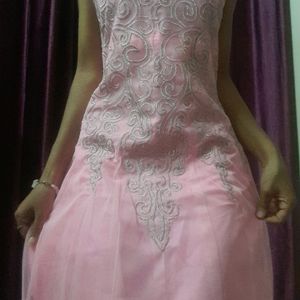 Rose Color Gown