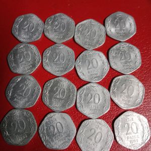 🔥 20 Paisa 16 Coin Lot