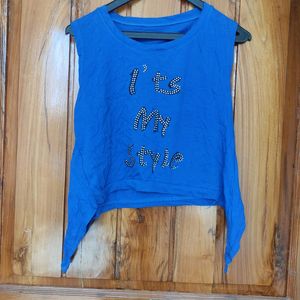 Blue & Green Top(2)For Womens