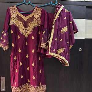 Heavy Embroidered Dress