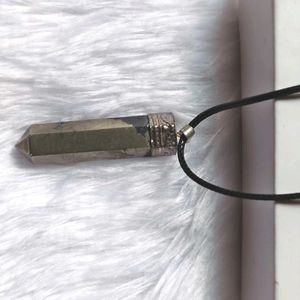 Pyrite Pencil Shape Pendent