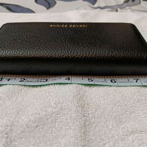 Enrico coveri Italian New Black Leather Wallet