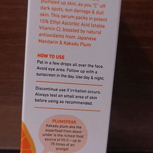 Plum Vitamin-C 15% Serum