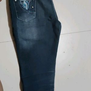 Denim Capri For Girl