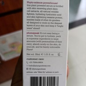 Plum Age Specialist Cell Renewal Serum