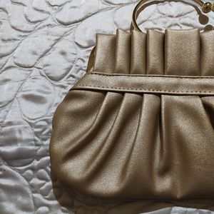 Gold Tan Clutch