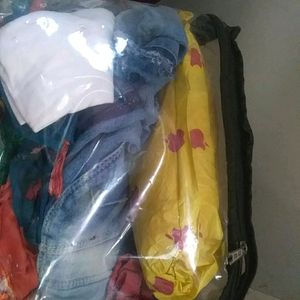 Transparents Poly Cloths Bagpack