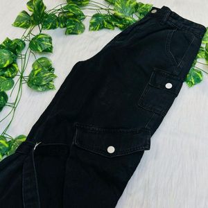 Cider Wide Leg Cargo Jeans