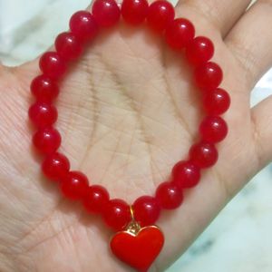 Read Heart Charms Bracelet