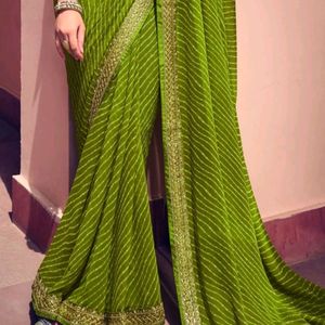 Bandhani Georgette saree