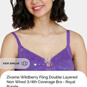 Zivame Wildberry Fling Royal Purple Bra