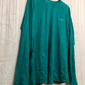 Columbia Sea Green Long Sleeve T Shirt