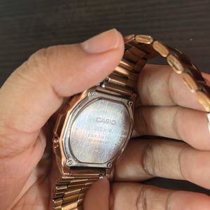 Unisex Gold Casio Watch