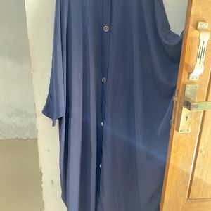 Kaftan Abaya Navy Blue . Good Condition