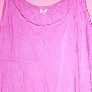 Pink Strip Long Kurta