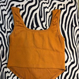 Mustard Tank Top Size S