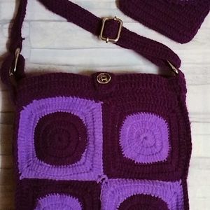 Crochet Sling With Mini Purse