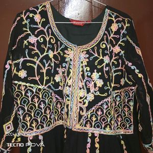 Black Anarkali Kurti