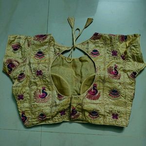 Pink And Gold Padded Blouse