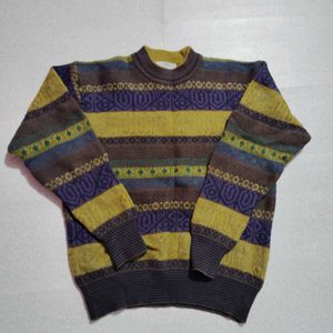 Korean Multi Printed Sweater