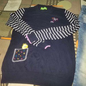 Kids Jeans And Sweater Set