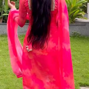 Pink kurti set❤️