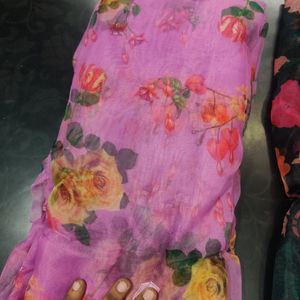 Digital Print Organza Fabric 55₹ Miter