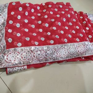 Full Embroidery Work Saree