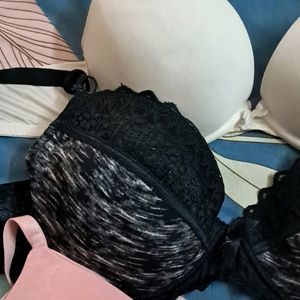 Combo Of  Five Imported Fabric Bra