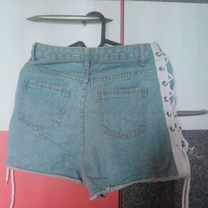 Ripped Denims Shorts