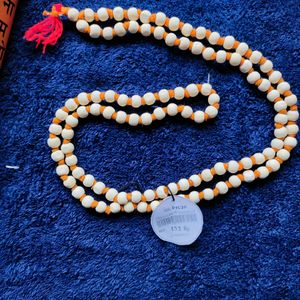 Safed Chandan Jap Mala Rosary With Gomukhi