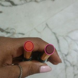 Matte Lipstick 💄 Mehroon &Orange Colour