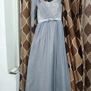 Grey Colour Gown