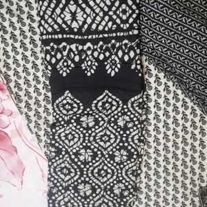 Black Kurti Pant Set