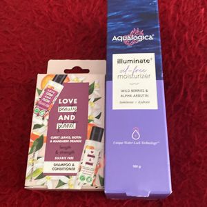 Aqualogica Moisturizer Shampoo Conditioner Set