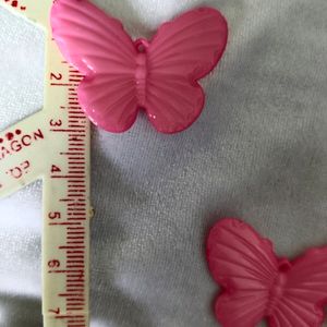 50 Pis Butterfly Charm