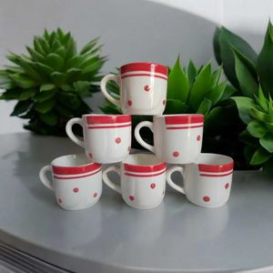 Fancy And Printed White Tea Cups