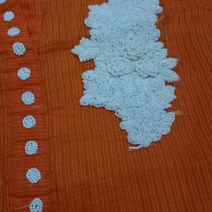 Orange Colour Kurti