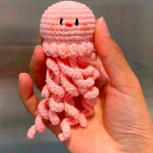 Crochet Octopus Keychain