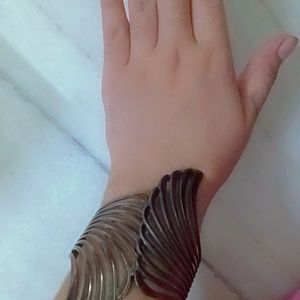 Long Wing Silver Colour Bracelet