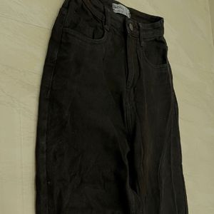 *Sale* Black Torn Straight Fit Jeans