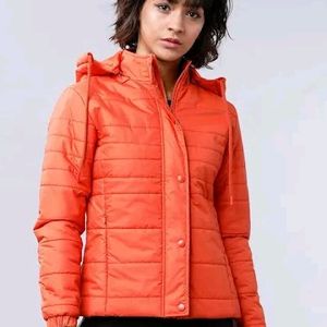 Women Puffer Jacket With Insert Pockets