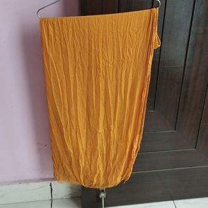 Mustard Yellow colour Super Soft Duppata