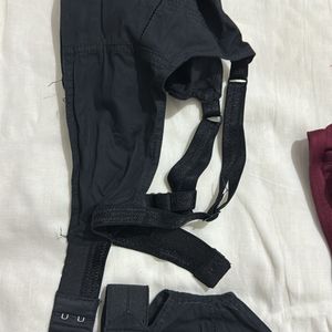 V Star Black Bras