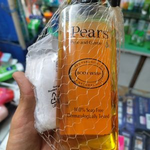 Pears Pure and Gentle Body Wash with Loofah 250ml