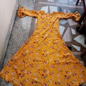 Long Gown For Haldi