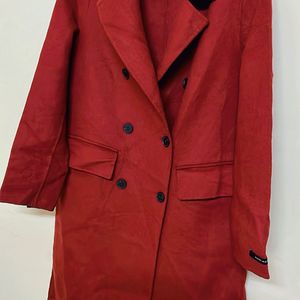 Maroon Trench Coat