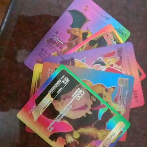 6 Pokemon Cards (Rainbow). More Available