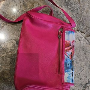 Pink Sling Bag 3d Print