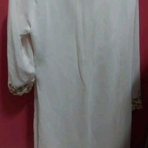 White Jacket Kurti Of XXL Size